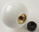 4 speed RDR engraved shift knob WHITE: M12 x 1.75 for 1988-1991 GM C/K trucks