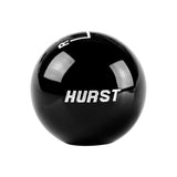 4 speed imprinted shift knob BLACK: 7/16"-20 for Hurst aluminum sticks