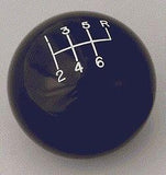 6 speed RUR engraved shift knob WHITE: M12 x 1.75 for 2003-2004 Ford Mustang SVT Cobra