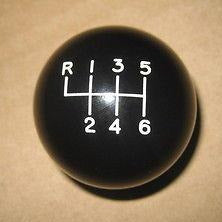 6 speed RUL engraved shift knob BLACK: M12 x 1.25 for 2016-2023 Toyota Tacoma V6