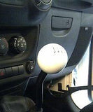 6 speed RDR engraved shift knob WHITE for 2007-2018 Jeep Wrangler JK
