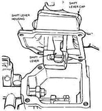 Shifter saddle seat bushing damper 5/8" for SR4 RAD Ford Mustang II Jeep CJ AMC