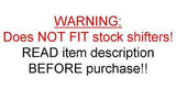 Chrome Stick & Knob for 2005-2010 Mustang - aftermarket shifter required
