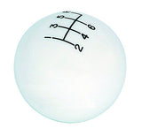6 speed RUR engraved shift knob WHITE: M16 x 1.50 for 1993-2002 Camaro & Firebird