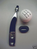 Chrome Stick & Knob for 2005-2010 Mustang - aftermarket shifter required