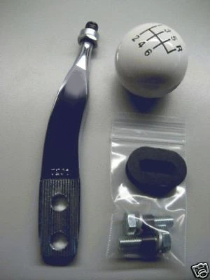 6" Chrome Short Shifter Stick & Knob for 1993-2002 Camaro & Firebird 6 speed