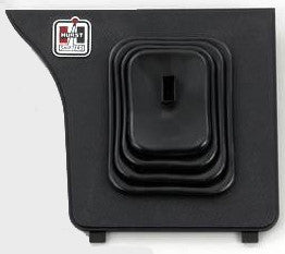 Console Trim Bezel & Boot from Hurst chrome stick kit for 1983-1986 Mustang