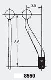 Chrome Shifter Stick Kit w/ Hurst Console Trim Bezel & Boot for 1987-1993 Mustang 5 speed