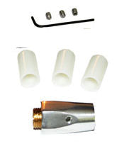 Threaded knob adapter for non-threaded shifter sticks