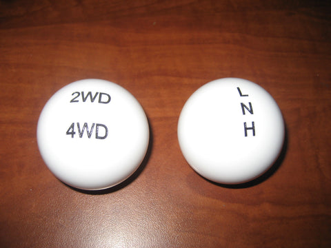 Dana 18 twin stick transfer case shift knob set for 1941-1971 Jeep CJ