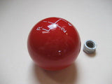 4 speed RUL engraved shift knob RED: 3/8"-16 for Hurst chrome sticks
