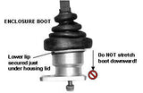 Rubber dust boot for Hurst Billet Plus shifter base - 3.0" dia housings