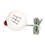 5 speed engraved shift knob w/ Sidewinder switch: 3/8"-16 for Hurst chrome sticks