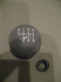 6 speed RUL engraved shift knob GRAY: M12 x 1.25 for 2005-2015 Toyota Tacoma V6 + FJ Cruiser