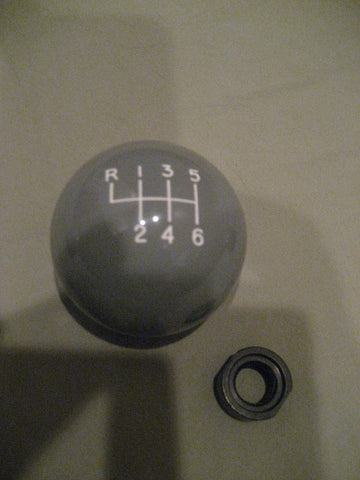 6 speed RUL engraved shift knob GRAY: M12 x 1.25 for 2005-2015 Toyota Tacoma V6 + FJ Cruiser