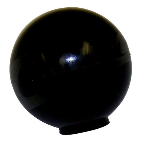 Plain black small round shift knob for Dana 18 transfer case or T84 trans for 1941-1971 Jeep CJ