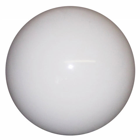 Plain white shifter shift knob : 9/16"-18 for 1964-1988 Corvette C2 C3 4 speed