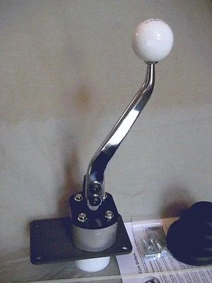 Shifter w/ 8550 chrome stick for Mustang : 1996-2001 V8 5 speed (T45)