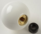 4 speed RUL engraved shift knob WHITE: 9/16"-12 for 1971-1980 Vega Monza GM H-body