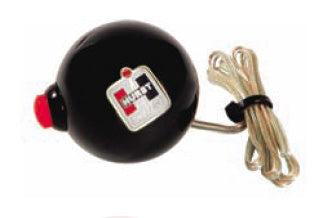 Hurst logo shift knob w/ Sidewinder switch: 3/8"-16 for Hurst chrome sticks