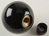 5 speed engraved shift knob BLACK: M12 x 1.75 for 1983-2004 Ford Mustang