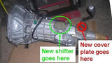 Shifter base for T56 forward conversion using McLeod mid-shift socket - NO OTHERS!