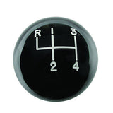 4 speed RUL engraved shift knob BLACK: M16 x 1.50 for 1982 Camaro & Firebird + 1984-1986 Fiero