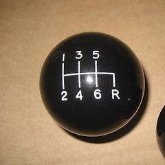 6 speed RDR engraved shift knob BLACK: M10 x 1.50 for Dakota & Ram 1500 w/ Getrag 238