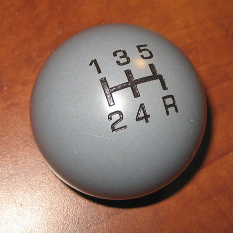 5 speed bold engraved weighted shift knob GRAY: M12 x 1.25 for 1975-2015 Toyota trucks