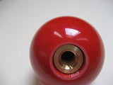 4 speed RUL engraved shift knob RED: 3/8"-16 for Hurst chrome sticks