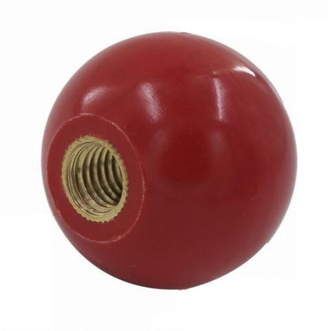 1 7/8" round plain RED shift knob