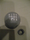 6 speed RUL engraved shift knob GRAY: M12 x 1.25 for 2016-2023 Toyota Tacoma V6